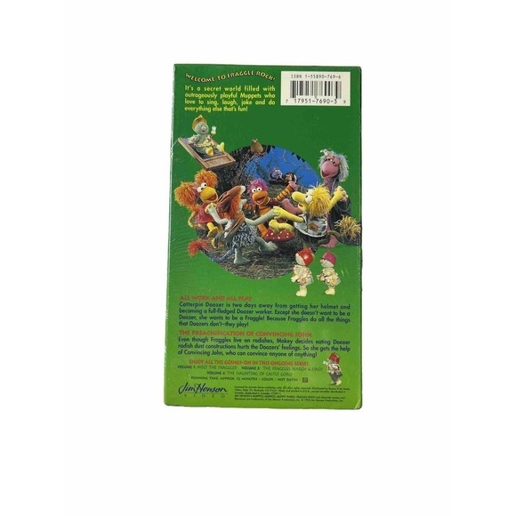 New Old Stock - Fraggle Rock 2 - Fraggle Fun Doozer Doings (VHS, 1993) - Picture 2 of 5